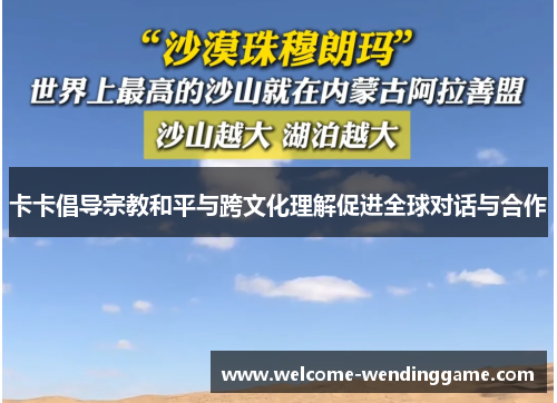 卡卡倡导宗教和平与跨文化理解促进全球对话与合作