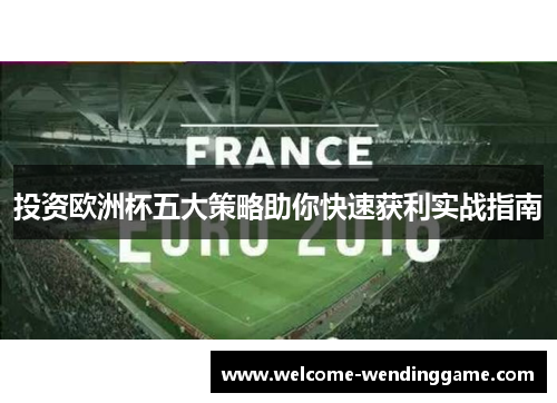 投资欧洲杯五大策略助你快速获利实战指南